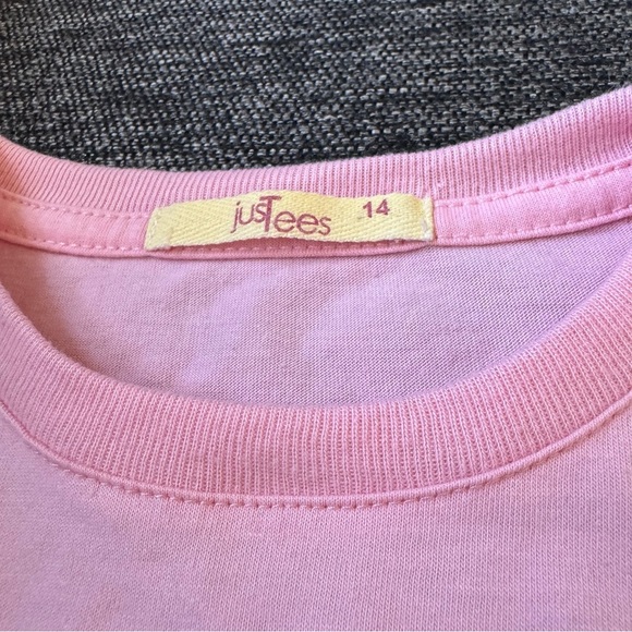 Pink Anime Graphic Kids T-Shirt - Picture 3 of 8